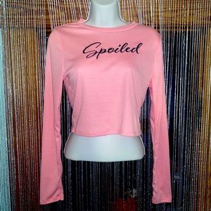 NWT Spoiled Ribbed Baby Tee